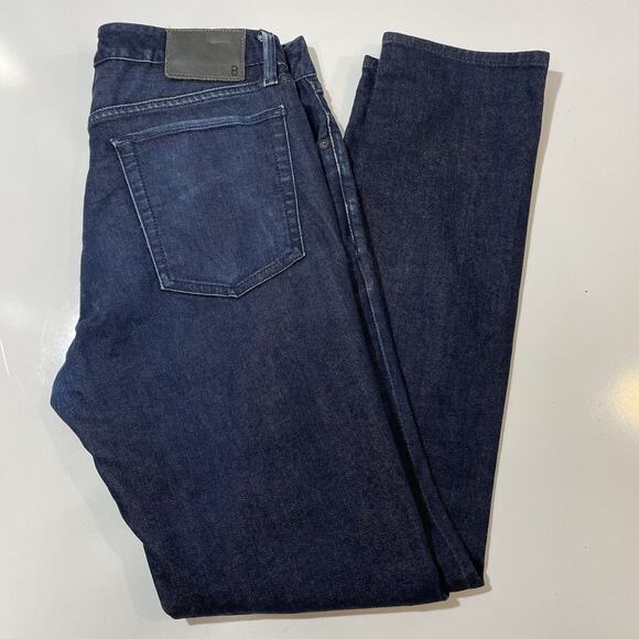 Bonobos Men’s The Jetsetter Jeans 31x32 Slim Fit Dark Blue Denim Stretch Casual - Picture 2 of 9